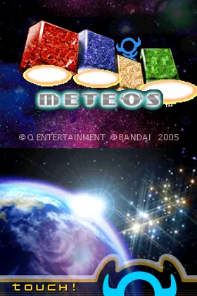 Meteos (USA) screen shot title